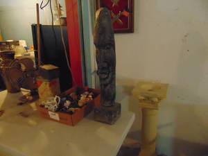 lot 3940 image: ResinRock- man Sculpture