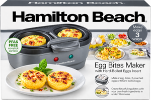 lot 1065 image: Hamilton Beach 25511MN Egg Bites Maker &amp Egg Cooker- 3-in-1&nbsp