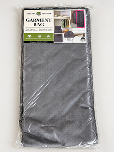 lot 1107 image: Storage Solution Large Garment Bag - 23.6 W x 53 H - Gray&nbsp