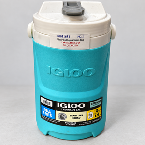 lot 1115 image: Igloo Laguna 12 Gallon Insulated Beverage CoolerJug -Aqua