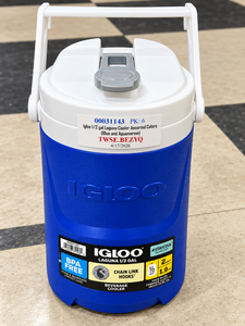 lot 1116 image: Igloo Laguna 12 Gallon Insulated Beverage CoolerJug -Blue&nbsp
