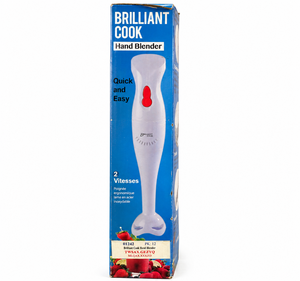 lot 1156 image: Brilliant Cook 2-Speed Hand Blender -Stainless Steel Blade