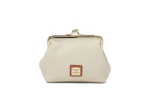 lot 63868 image: Dooney & Bourke Pebble Large Framed Purse Bone