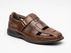 lot 63955 image: Stacy Adams Mens Brighton Closed-Toe Fisherman Sandals - 14