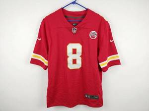 lot 63976 image: Nike NFL On Field Red Football Jersey #8 Hopkins Size M