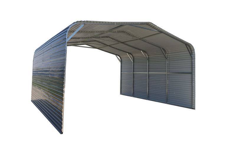 lot 9294 image: Unused ARTEER 20ft x 20ft All-Steel Carport (QB-WG-2020)