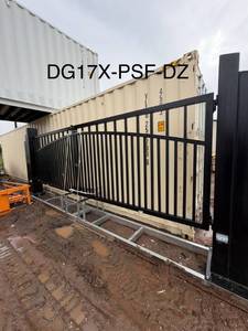 lot 10306 image: Unused 20ft Electric Double Swing Driveway Gate with Remote (DG17X-PSF-DZ)