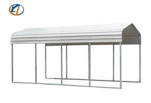 lot 10398 image: Unused 11ft x 21ft Single Steel Carport - Cream