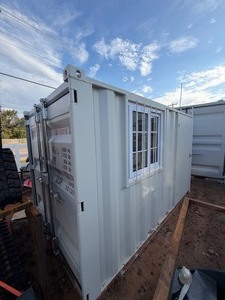 lot 10360 image: Unused 10ft Container Cabin with Side Door and Window (IRC10)