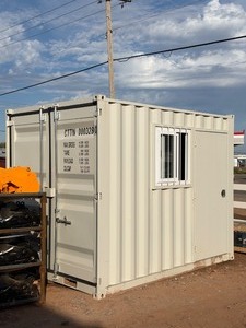lot 10362 image: Unused 12ft Container Cabin with Side Door and Window (IRC12)