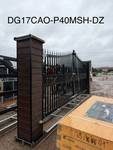 Unused 20ft Electric Double Swing Driveway Gate with Remote (DG17CAO-P40MSH-DZ)