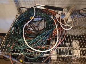 lot 18660 image: Extension Cords Power Strips & Electrical Accessories Bundle