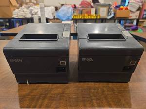 lot 18673 image: (2) Epson Thermal Receipt Printer&nbsp