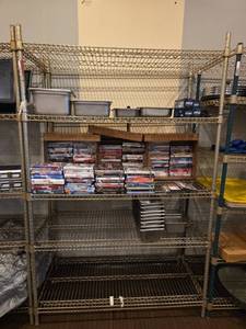 lot 12670 image: Metal Metro Shelving Unit  Contents Not Included