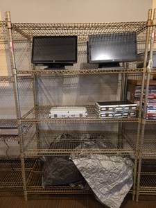 lot 12671 image: Metal Metro Shelving Unit  Contents Not Included