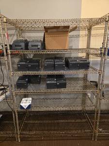 lot 12673 image: Metal Metro Shelving Unit  Contents Not Included