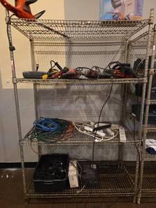 lot 12674 image: Metal Metro Shelving Unit  Contents Not Included