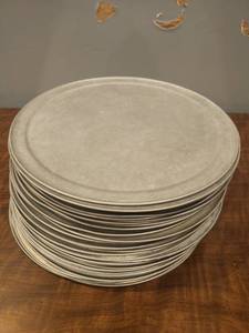 lot 12745 image: (56) Commercial Perforated Pizza Pans  15in