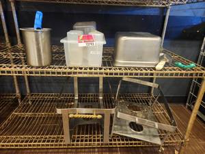 lot 12793 image: Stainless Steel Prep Containers & Serving Tools