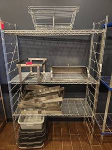 lot 12794 image: Assorted Lot  Dish Tubs, Pan Holders and More