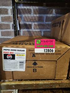 lot 12806 image: Pepsi Zero Sugar Post Mix Fountain Syrup 3 Gallon