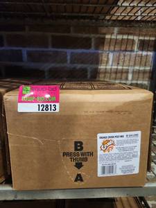 lot 12813 image: Orange Crush Post-Mix Fountain Syrup 5 Gallon Bag-in-Box