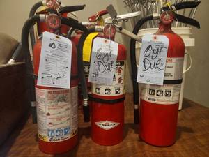 lot 12850 image: (3) Kidde &amp Amerex ABC Dry Chemical Fire Extinguishers