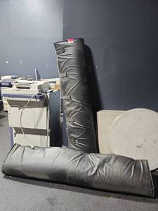 lot 12865 image: Volleyball USA Volleyball Net System in Black Padded Storage Bags&nbsp