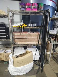 lot 18732 image: Mixed Lot Wildfire UV Paint, 8-Gate Timer, Coin Acceptor, Bar Stool & More