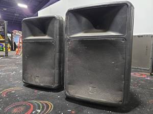 lot 14868 image: Pair of Superlux Sonata Series Passive PA Speakers 8 Ohm  Model SN 115