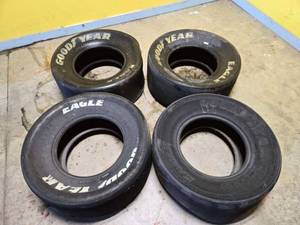 lot 22009 image: (4) Genuine NASCAR Track UsedWorn Tires