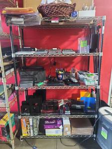 lot 12952 image: Nexel 5-Tier Wire Shelving Unit