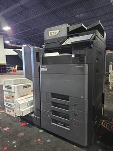lot 12708 image: Kyocera TASKalfa 2553ci Color Multifunction Copier w Finisher & Toner
