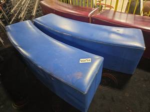 lot 22036 image: 4 curved benches 6 feet long