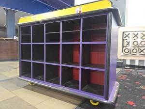 lot 22051 image: Cubby Cat with Casters
