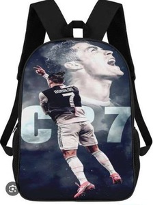lot 12124 image: Cristiano Ronaldo Backpack, 2 Pack