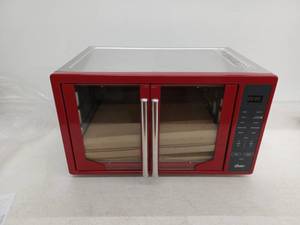 lot 12195 image: Oster Air Fry Oven- Red- Retail $245
