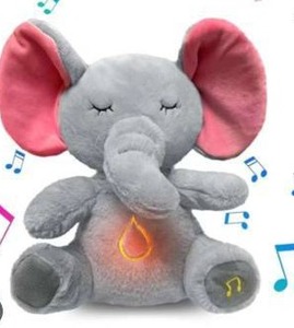 lot 11727 image: Anxiety Relief  Sleeping Plush with Realistic Breathing Motion & Soothing Music & Lights