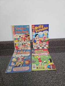 lot 39 image: Archie Comics Lot 4 Issues Archies Joke Book Betty Veronica