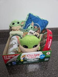 lot 49 image: Star Wars Mandalorian Grogu Baby Yoda Merchandise Lot Bundle