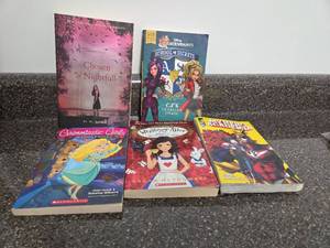 lot 56 image: 5-Book Lot Shadow Falls, Disney Descendants, Gimmtastic Girls, Whatever After, My Hero Academia