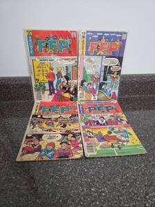 lot 59 image: Archie Comics Group Pep Comic Books Lot 4 Issues No. 312 345 334 370
