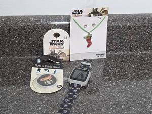 lot 72 image: Star Wars Mandalorian Smartwatch and assorted lot