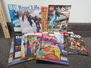 lot 73 image: Lot of magazines and books Boys Life Highlights LEGO Rogue One etc