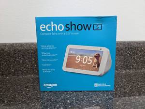 lot 92 image: Amazon Echo Show 5 Compact Smart Display 5.5 inch Screen