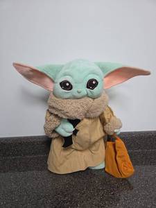 lot 103 image: Plush Grogu with Orange Boo Bag Approximately 18 Inches