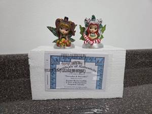 lot 122 image: Jasmine Beckett Griffith A Year of Enchantment Perpetual Calendar November December Figurines