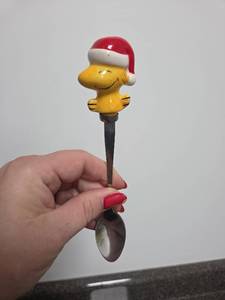 lot 137 image: Peanuts Worldwide LLC Character Spoon with Santa Hat