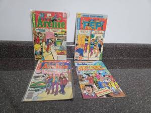 lot 141 image: Archie Comics Group Comic Books Lot of 4 Issues Archie PEP Electronics