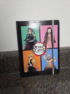 lot 142 image: Demon Slayer Kimetsu no Yaiba Hardcover Lined Notebook Journal